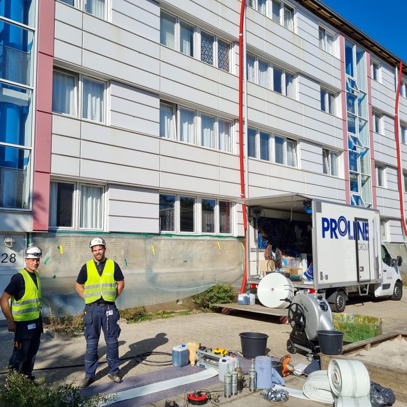 Strømpeforing af ventilation og relining af faldstammer i Roskilde